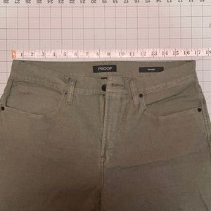 Gently used Proof Straight leg Green Canvas Denim Jeans - Size 32